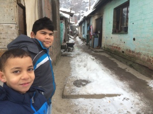 Gypsy-Roma Boys In Their Home Village - Lebane, Serbia 